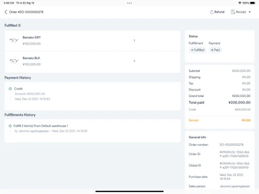 ConnectPOS screenshot