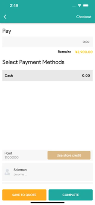 ConnectPOS screenshot